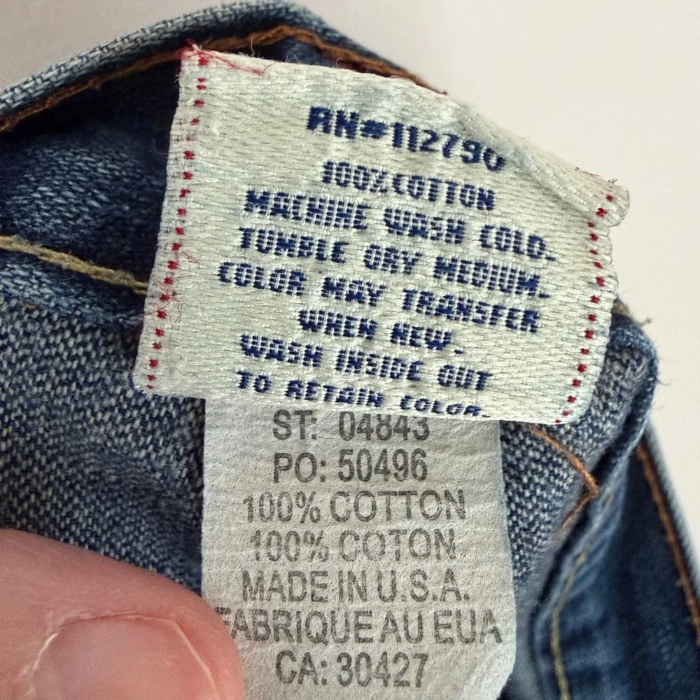 Vintage Y2K True Religion Bobby embroidered jeans 33 flared boho casual